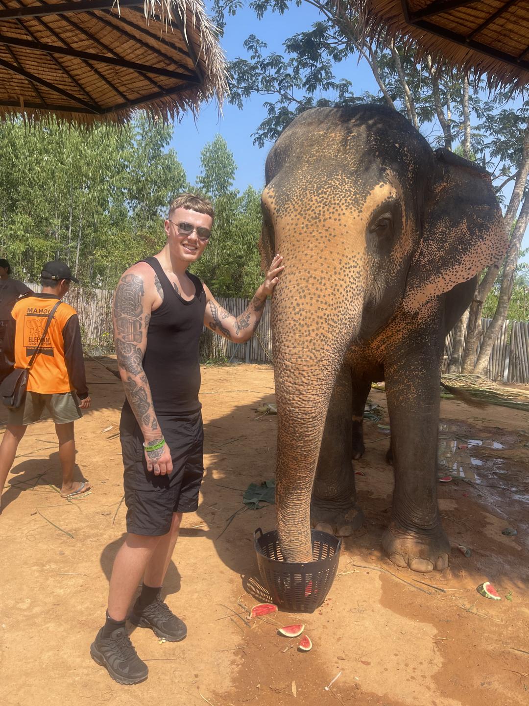 Joshua Coley, founder of PostRight, in Thailand